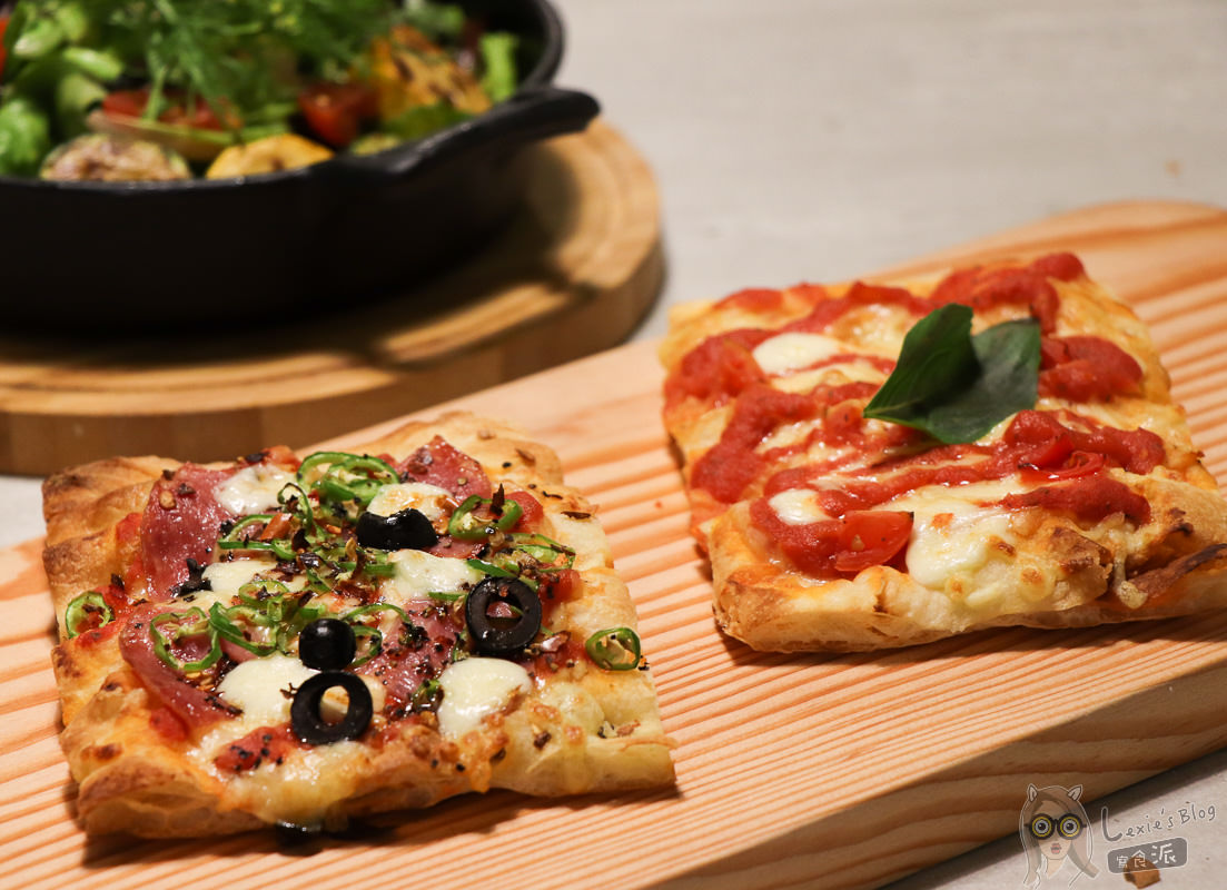 市政府美食》PIZZAHOOD 披薩樹義大利pizza酥脆餅皮全新口感，甜點更驚人