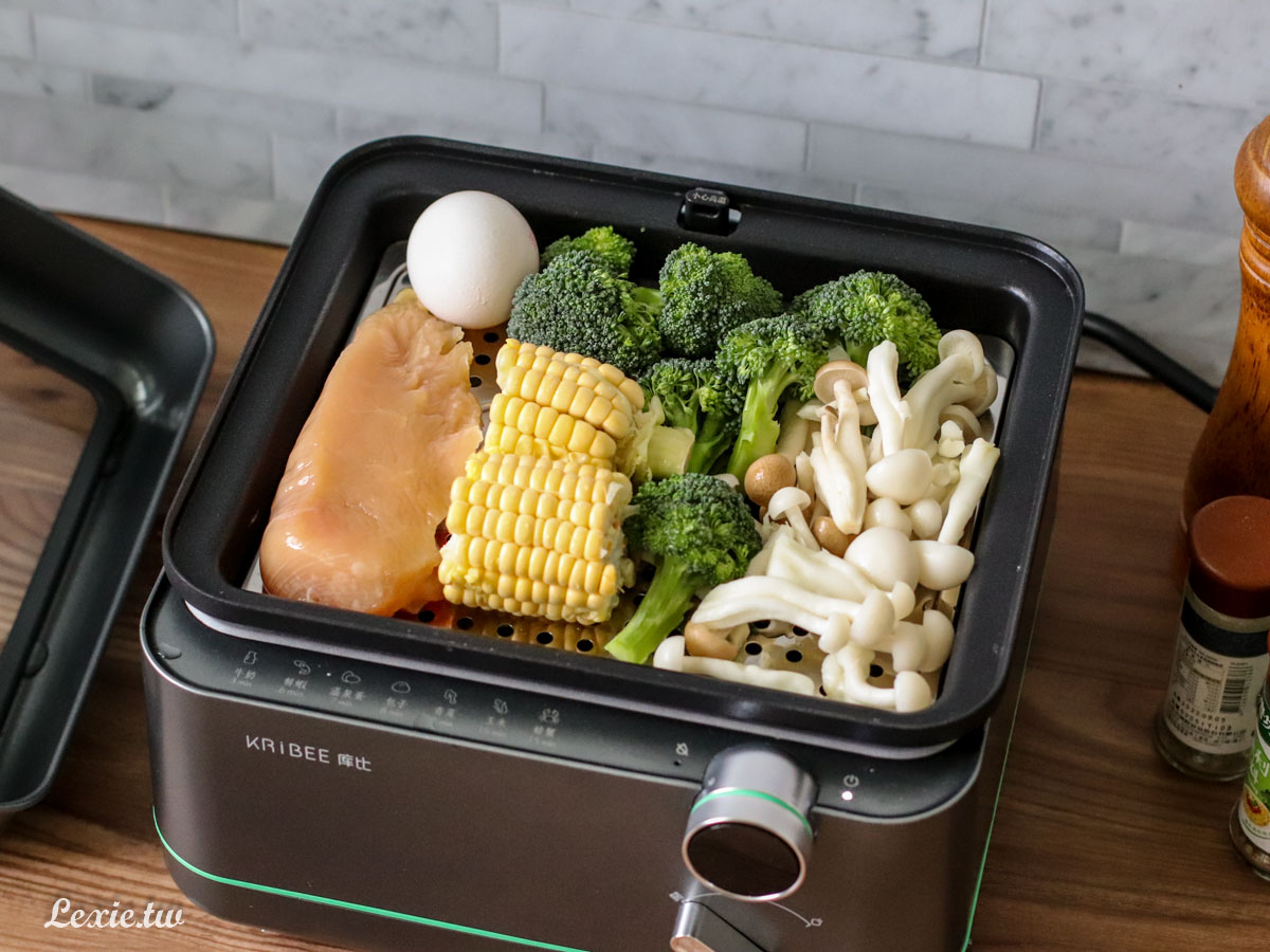 KRiBEE庫比5秒快蒸鍋，急速蒸煮超方便，一鍋抵多鍋的烹飪神器，小家庭小坪數必備電器
