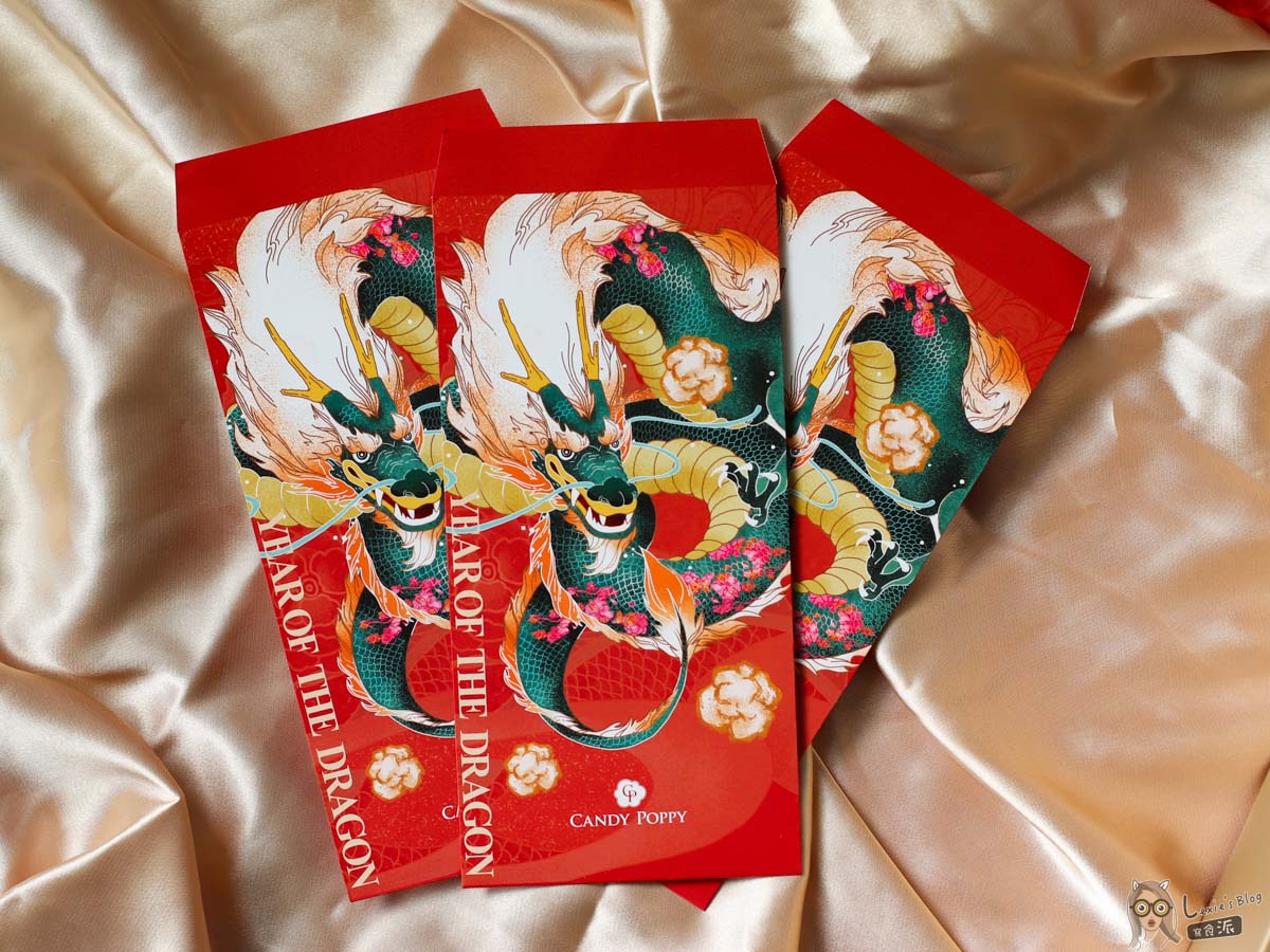 CANDY POPPY菓糖爆米花龍年禮盒，奢華包裝四種口味一次滿足
